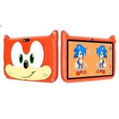 Планшет детский Q Kids Tablets 2/32Гб 4000 мАч с защитным чехлом Android для детей для игр Оранжевый
