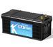 Акумулятор LiFePo4, 12V 200А батарея Kepworth 2 USB порти 2.1 з зарядним пристроєм, літій залізо фосфат + BMS battery встроєна для дому, котла, сонячних батарей