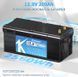 Акумулятор LiFePo4, 12V 200А батарея Kepworth 2 USB порти 2.1 з зарядним пристроєм, літій залізо фосфат + BMS battery встроєна для дому, котла, сонячних батарей