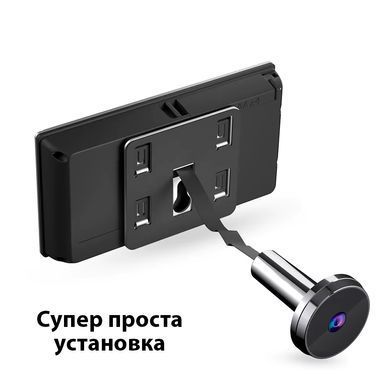Цифровая дверная ячейка-камера с 3.5-дюймовым LCD-экраном и звонком