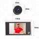 Цифровая дверная ячейка-камера с 3.5-дюймовым LCD-экраном и звонком