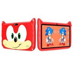 Планшет детский Q Kids Tablets 2/32Гб 4000 мАч с защитным чехлом Android для детей для игр Красный