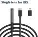 Ендоскопічна камера Wi-Fi 3в1 для автомобільного трубопроводу USB/Type-C/IOS/8мм/3м/IP67/HD1080P