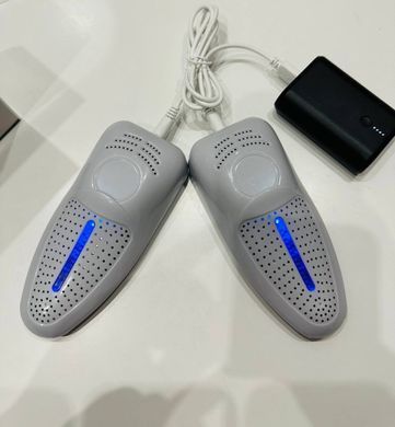 Портативна Електросушарка для Взуття Shoe Dryer з ультрафіолетом / Швидка сушка з можливістю підключення через USB White