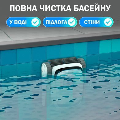 Автоматический беспроводной робот-пылесос для бассейна AIRROBO PC10 Инновационное устройство для очистки дна и стенок, автономный аквапылесос