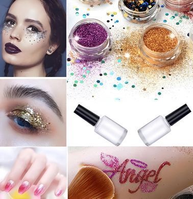 Набор татуировки для детей 5 листов мультяшных наклеек / 3 листа 120 шаблонов + блестки и клей