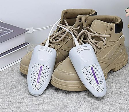 Портативна Електросушарка для Взуття Shoe Dryer з ультрафіолетом / Швидка сушка з можливістю підключення через USB Gray